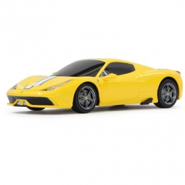 Jamara - Fahrzeug, Ferrari 458 Speciale A 1:24, gelb, 27 MHz