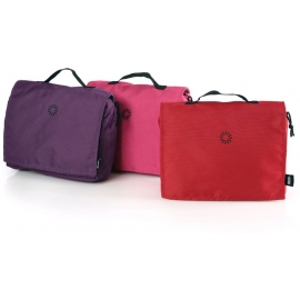 BRIO - Puppenwagen Wickeltasche, Uni, 3farbig sortiert viol./rot/pink