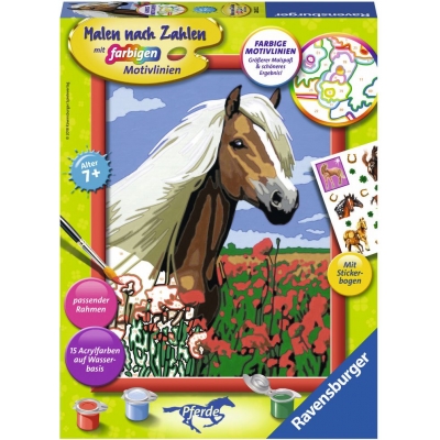 Ravensburger Spiel - Malen nach Zahlen - Haflinger