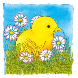 Schichtenpuzzle Das Huhn