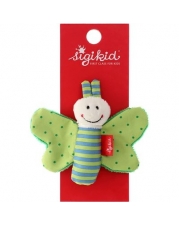 sigikid - Red Stars - Rassel Schmetterling grün