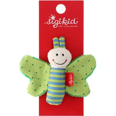 sigikid - Red Stars - Rassel Schmetterling grün