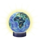Ravensburger Puzzle - 3D Puzzles - Erde im Nachtdesign, Nachtlicht, 72 Teile