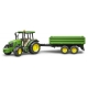 BRUDER - John Deere 5115M mit Bordwandanhänger