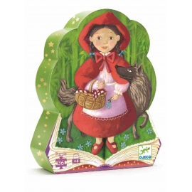 Djeco - Formenpuzzle: Little Red Riding Hood - 36 pcs