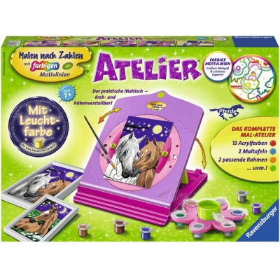 Ravensburger Spiel - Malen nach Zahlen - Atelier Pferde