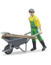 BRUDER - Figurenset Landwirt mit Zubehör