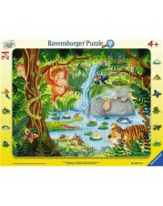 Ravensburger Puzzle - Dschungelbewohner, 24 Teile
