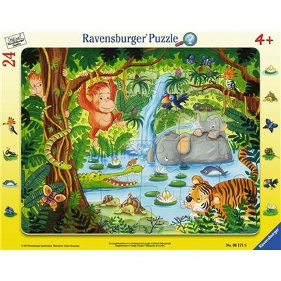 Ravensburger Puzzle - Dschungelbewohner, 24 Teile