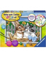 Ravensburger Spiel - Malen nach Zahlen - Putzige Freunde