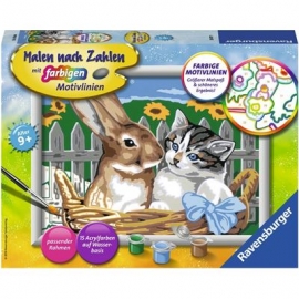 Ravensburger Spiel - Malen nach Zahlen - Putzige Freunde