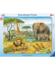 Ravensburger 061464 Puzzle Dschungeltiere 30-48 Teile