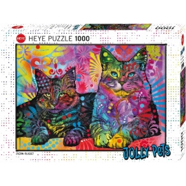Heye - Standardpuzzle - Devoted 2 Cats 1000 Teile