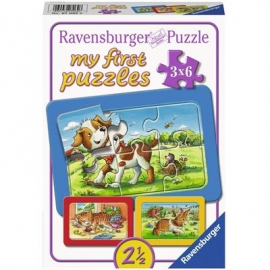 Ravensburger Puzzle - my First Puzzle - Meine Tierfreunde, 6 Teile