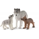 Schleich - Wild Life - Wolfsmutter mit Welpen