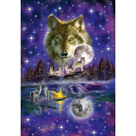 Schmidt Spiele - Wolf im Mondlicht, 1000 Teile