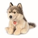 Teddy-Hermann - Wolf sitzend, 29 cm