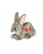 Teddy Hermann Hase sitzend, grau, 18 cm