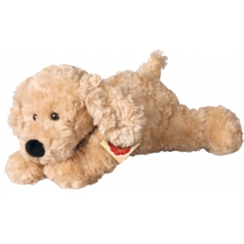 Teddy Hermann Schlenkerhund, beige, 28 cm