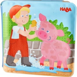 HABA® Badebuch Waschtag bei Schwein & Kuh