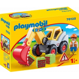 PLAYMOBIL 70125 - 1.2.3 - Schaufelbagger