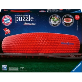 Ravensburger 125302 Puzzle 3D Allianz Arena Night Edition Teile 216 Teile