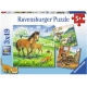 Ravensburger Puzzle - Tiere illustriert, 3x49 Teile