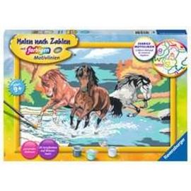 Ravensburger 28492 Malen nach Zahlen Stolze Wildpferde