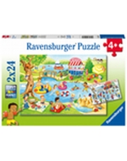 Ravensburger 05057 Puzzle Freizeit am See 2x20/2x24 Teile