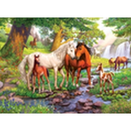 Ravensburger 12904 Puzzle Wildpferde am Fluss 300 Teile XXL