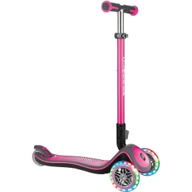 GLOBBER ELITE DELUXE, pink mit Leuchtrollen