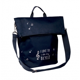 Fahrradtasche I love to ride _  All about music