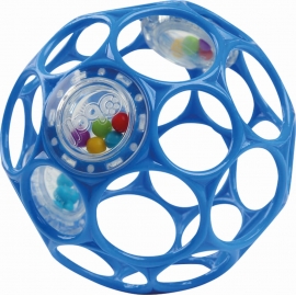 Oball Rattle 10 cm - Blau