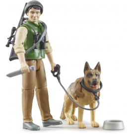 Bruder - bworld Förster mit Hund und Ausrüstung