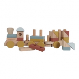 Little Dutch Holz Eisenbahn mit Steckform