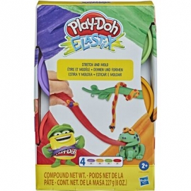 Hasbro - Play-Doh - Elastix Spielknete 4er-Pack Sortiment