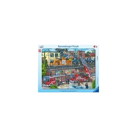 Ravensburger 05093 Puzzle Feuerwehreinsatz an den Bahngleisen