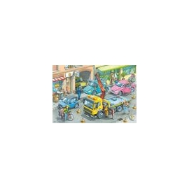 Ravensburger 05096 Puzzle Müllabfuhr und Abschleppwagen