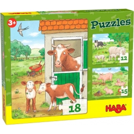 HABA® - Puzzles Bauernhoftierkinder