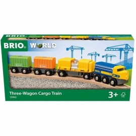 BRIO Bahn - Güterzug mit drei Waggons