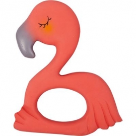 Die Spiegelburg - BabyGlück - Beißring aus Naturkautschuk Flamingo Frida