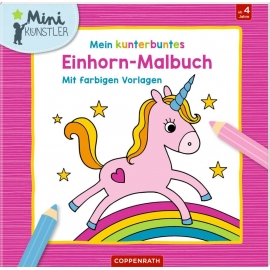 Mein kunterbuntes Einhorn-Malbuch (Mini-Künstler)