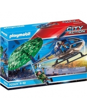Playmobil® 70569 - City Action - Polizei - Hubschrauber Fallschirm-Verfolgung