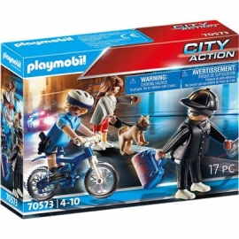 Playmobil® 70573 - City Action - Polizei - Fahrrad Verfolgung des Taschendiebs