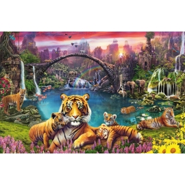 Ravensburger 16719 Puzzle Tiger in paradiesischer Lagune  3000 Teile