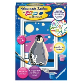 Ravensburger 28775 Malen nach Zahlen Kleiner Pinguin