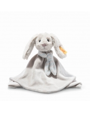 Steiff Hoppie Hase Schmusetuch 26 hellgrau