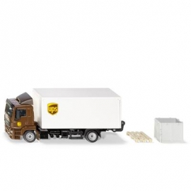 SIKU - MAN LKW mit Kofferaufbau und Ladebordwand