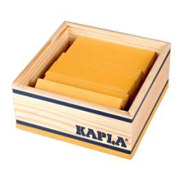 KAPLA 40er farbige Plättchen - Gelb