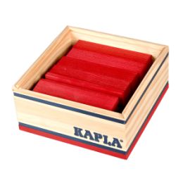 KAPLA 40er farbige Plättchen - Rot